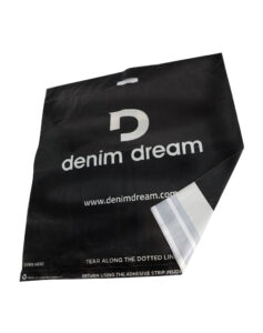 Denim Dreami 100% taaskasutatud kilest auksanga ja kahe liimiribaga postikotid